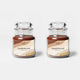Samy Candle Cove Soy Wax Scented Candle Set in Cookie Jars | 2-Pack | 85g Each | 24-Hour Burn | Smokeless & Handcrafted | Ideal Gift Set (Sandalwood)