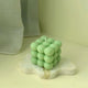 Samy Candle Cove Scented Bubble Candles, Set of 2 Handmade Soy Wax Cube Candles, Home Decor and Gifting (Green Apple)