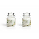 Samy Candle Cove Soy Wax Scented Candle Set in Cookie Jars | 2-Pack | 85g Each | 24-Hour Burn | Smokeless & Handcrafted | Ideal Gift Set (Jasmine)