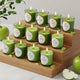 Samy Candle Cove Votive Candle Set of 12 – Glass Filled Candles with Natural Wax & Lead-Free Wicks | 10-Hour Burn Time | Clean Burning, Non-Toxic | Ideal for Home Décor, Events & Gifting (Apple)