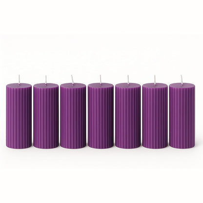 Samy Candle Cove Spiritual Votive Candle Set – Purple Candles for Healing, Cleansing, Meditation, Yoga, Reiki & Home Decor – 12-Hour Clean Burn, Natural Wax, Toxin-Free (Inner Wisdom)
