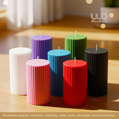 Samy Candle Cove Spiritual Votive Candle Set – Purple Candles for Healing, Cleansing, Meditation, Yoga, Reiki & Home Decor – 12-Hour Clean Burn, Natural Wax, Toxin-Free (Inner Wisdom)